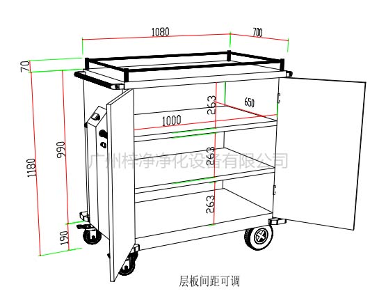 無菌物品運(yùn)送車、回收車、下送車、電動(dòng)運(yùn)送車、密封車設(shè)計(jì)圖